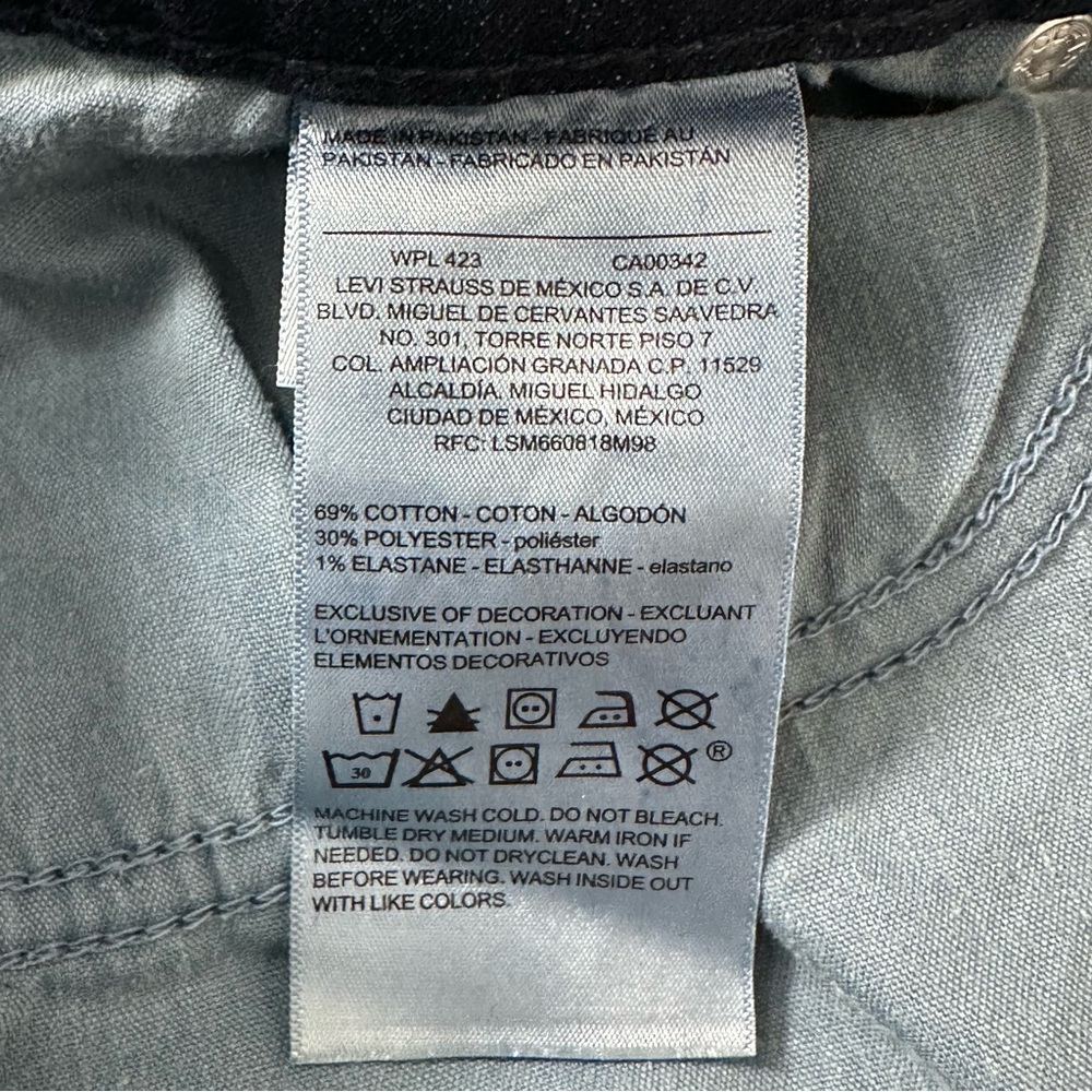 Levi Strauss Signature Mid-Rise Bootcut Denim Jeans • Blue • Sz 20M W35 L32 •EUC - Picture 14 of 15